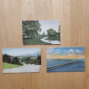Lata 40. XX wieku Pocztówki USA Sussex NJ Key West FL Catskills NY Opublikowano 31