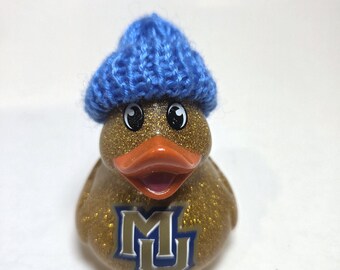RESERVED**MARQUETTE UNIVERSITY Rubber Duck Gift Bedazzled Duck Cruise Dashboard Ducks