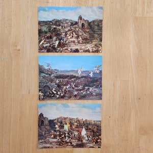 Cartes postales vintage des années 1950 Zurich Suisse Bethléem Einsiedeln sans affectation 12