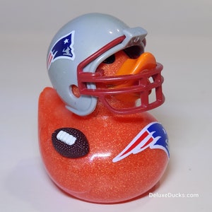 NEW ENGLAND PATRIOTS Rubber Duck Gift Bedazzled Duck Cruise Dashboard Ducks