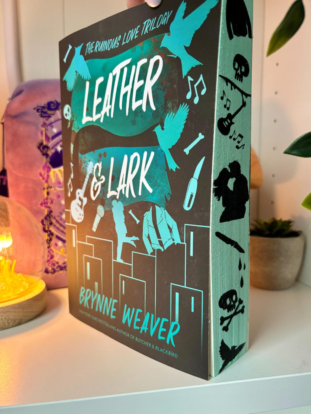 Leather & Lark by Brynne Weaver Sprayed Edge - Etsy