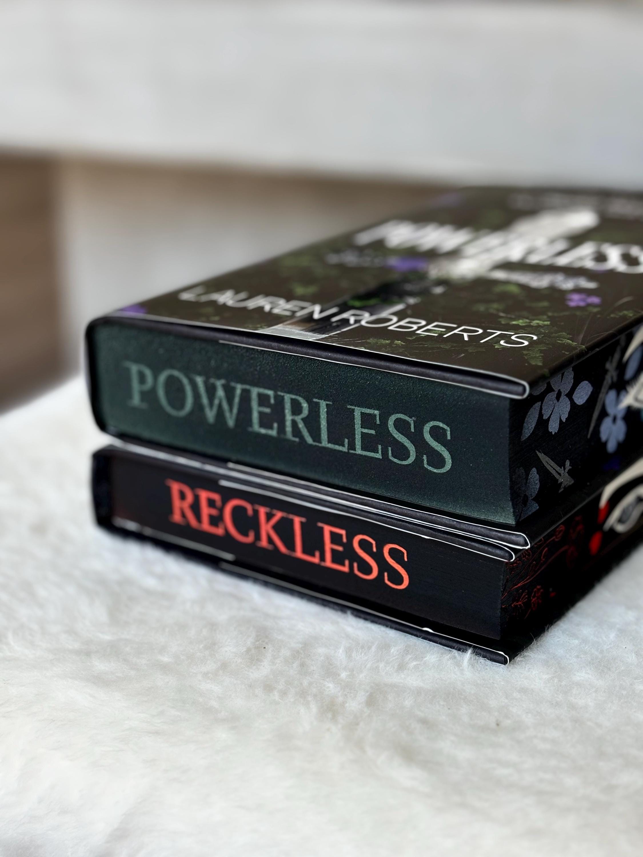 Powerless Set: Powerless & Reckless Sprayed Edges - Etsy