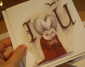New I Dracula You Greeting Card by Kamila Mlynarczyk