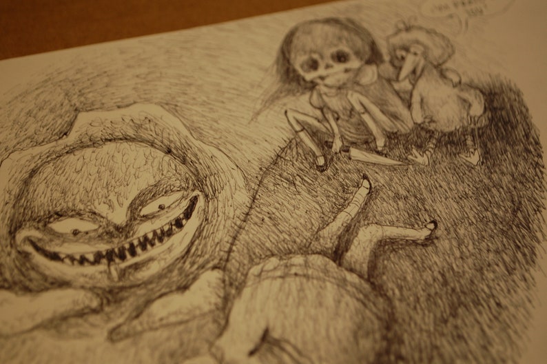 Original Drawing by Kamila Mlynarczyk Woodedwoods Original Drawing by Kamila Mlynarczyk Woodedwoods
