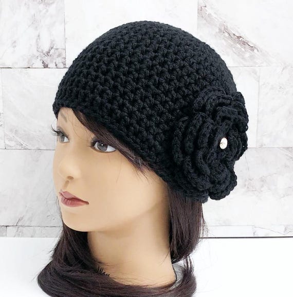 #9❤️LOVE:HANDMADE. CROCHET CLOCHE HAT. Handmade Kids And Teens Crochet cloche beanie sun Hat With  main image 4