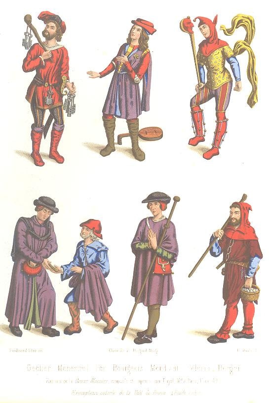 COURT JESTER Keys Locksmith COSTUMES~ Medieval and Renaissance Full ...