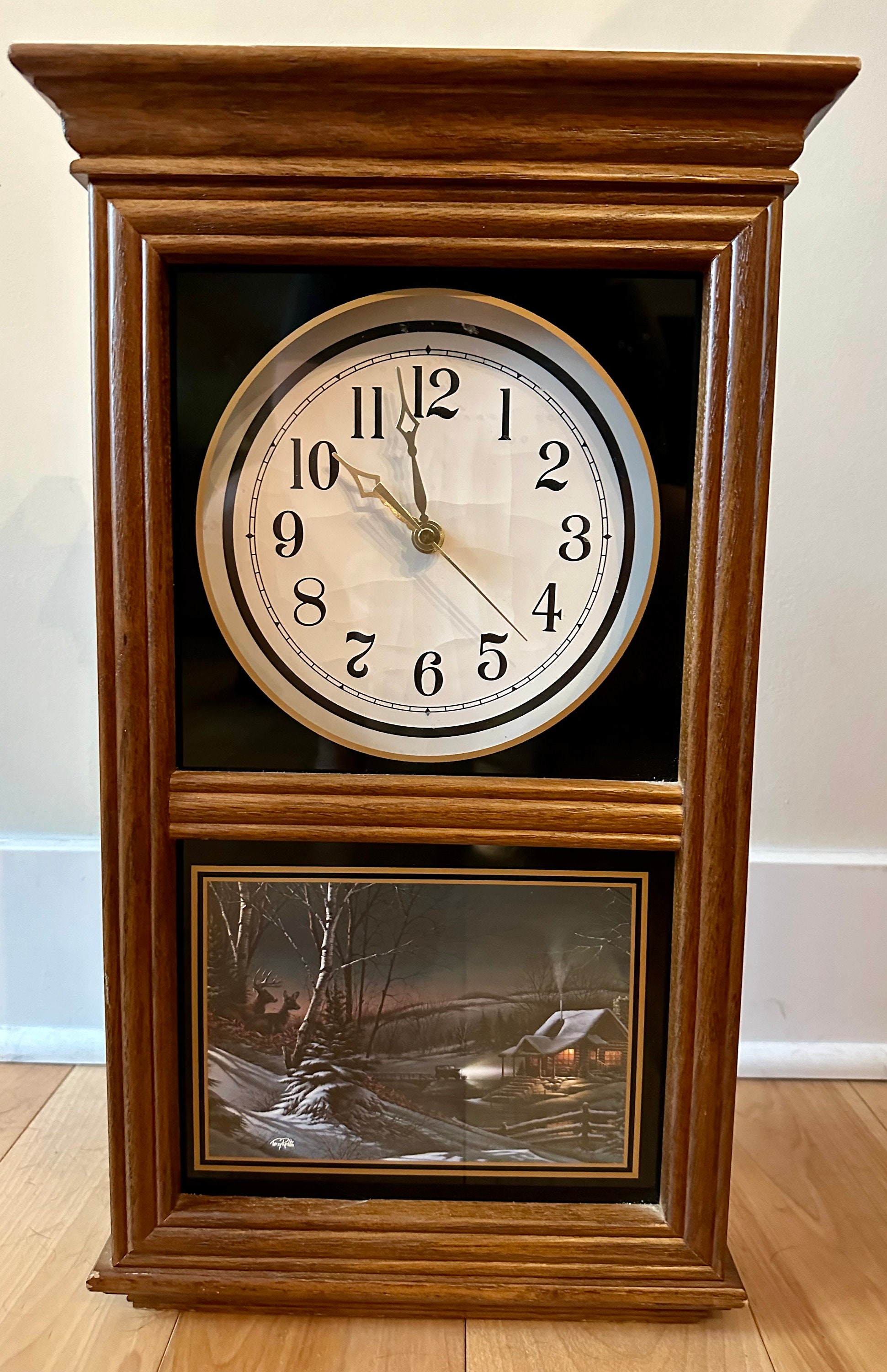 Terry Redlin "An Evening With Friends" Clock