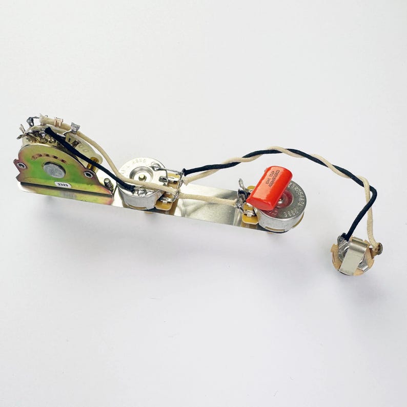 Cablaggio Completo Per Fender Telecaster – Moderno 3 Vie Con Condensatore .047 – Marche Top (USA) - Foto 3