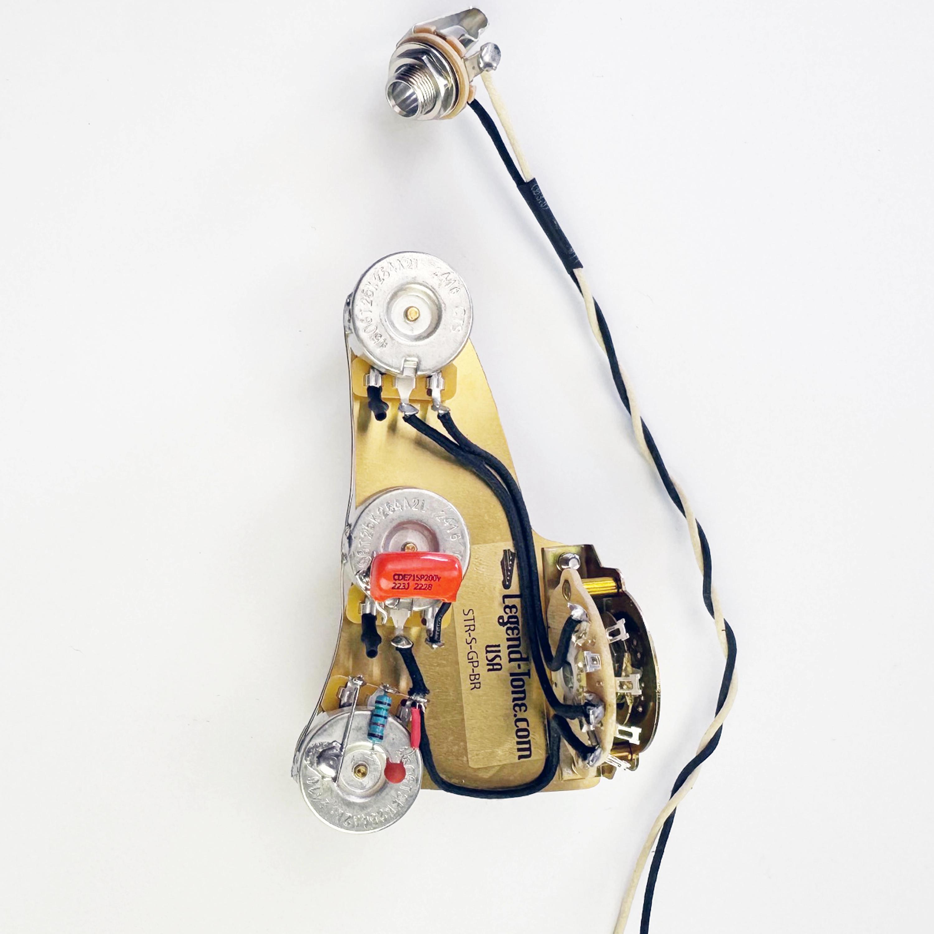 Fender Stratocaster Blender Wiring Harness - 022 Orange Drop and Series