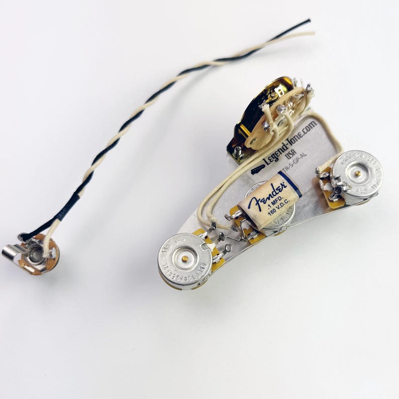 Custom SRV '59 Fender Stratocaster Wiring Harness -.1mfd Phonebook - - Etsy