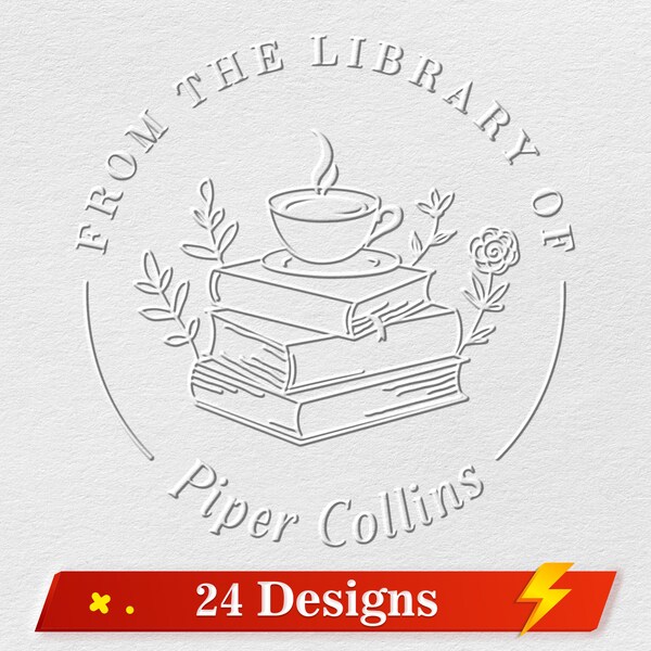 Custom Book Embosser Etsy Canada