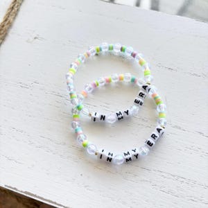 Swiftie Bracelet – ‘In My Era’ Handmade Beaded Jewelry, Eras Tour Inspired Gift