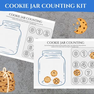Cookie Jar Counting Kit, Math Learning Game