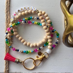 Personalized Colorful Neutral Lanyard
