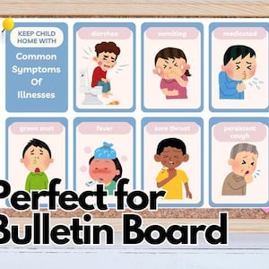 Política de Doenças de Creche para Imprimir Relatório de Doenças Infantis Ideal para Creches e Professores de Pré-escola