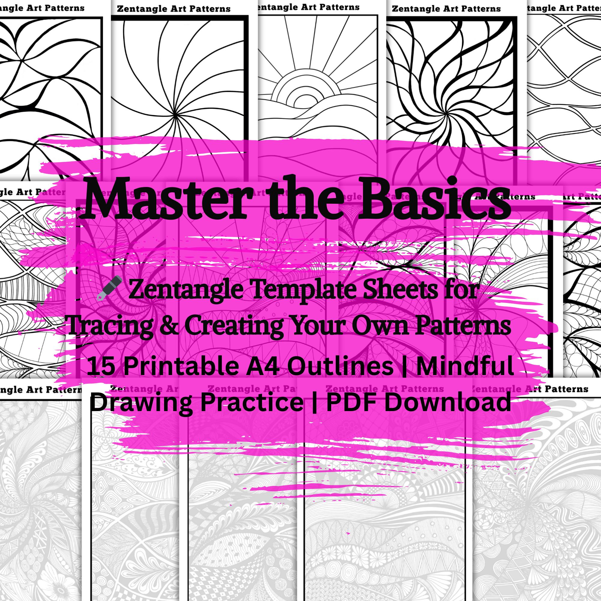 Zentangle Pattern Art Bundle: 120+ Hand-drawn Designs (PDF + JPEG) - Etsy