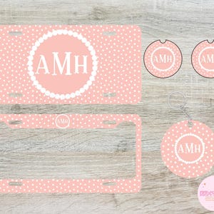 Front License Plate, Car Coasters, Rear Frames, Custom Keychain, Monogrammed License Plate, Personalized Car Accessories, Gifts for Her
