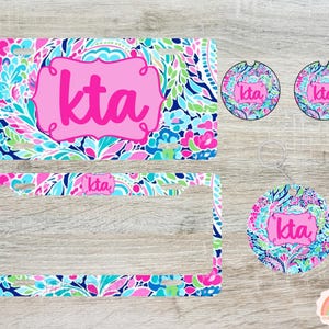 Front License Plate, Car Coasters, Rear Frames, Custom Keychain, Monogrammed License Plate, Personalized Car Accessories, Gifts for Her