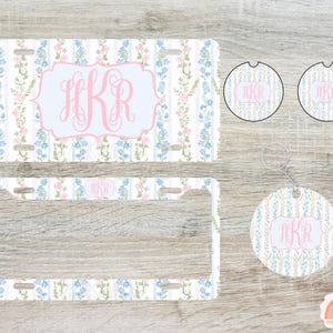 Front License Plate, Car Coasters, Rear Frames, Custom Keychain, Monogrammed License Plate, Personalized Car Accessories, Gifts for Her