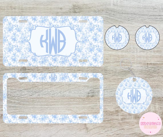 Front License Plate, Car Coasters, Rear Frames, Custom Keychains, Monogrammed License Plate, Personalized Car Accessories, Gifts for Her
