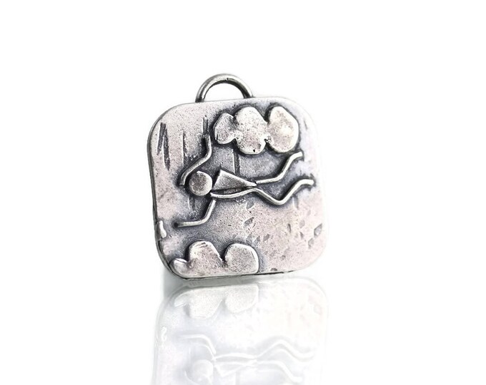 Skydiving Jewelry Sterling Pendant Skydiver Gift Outdoor Womens Fashion