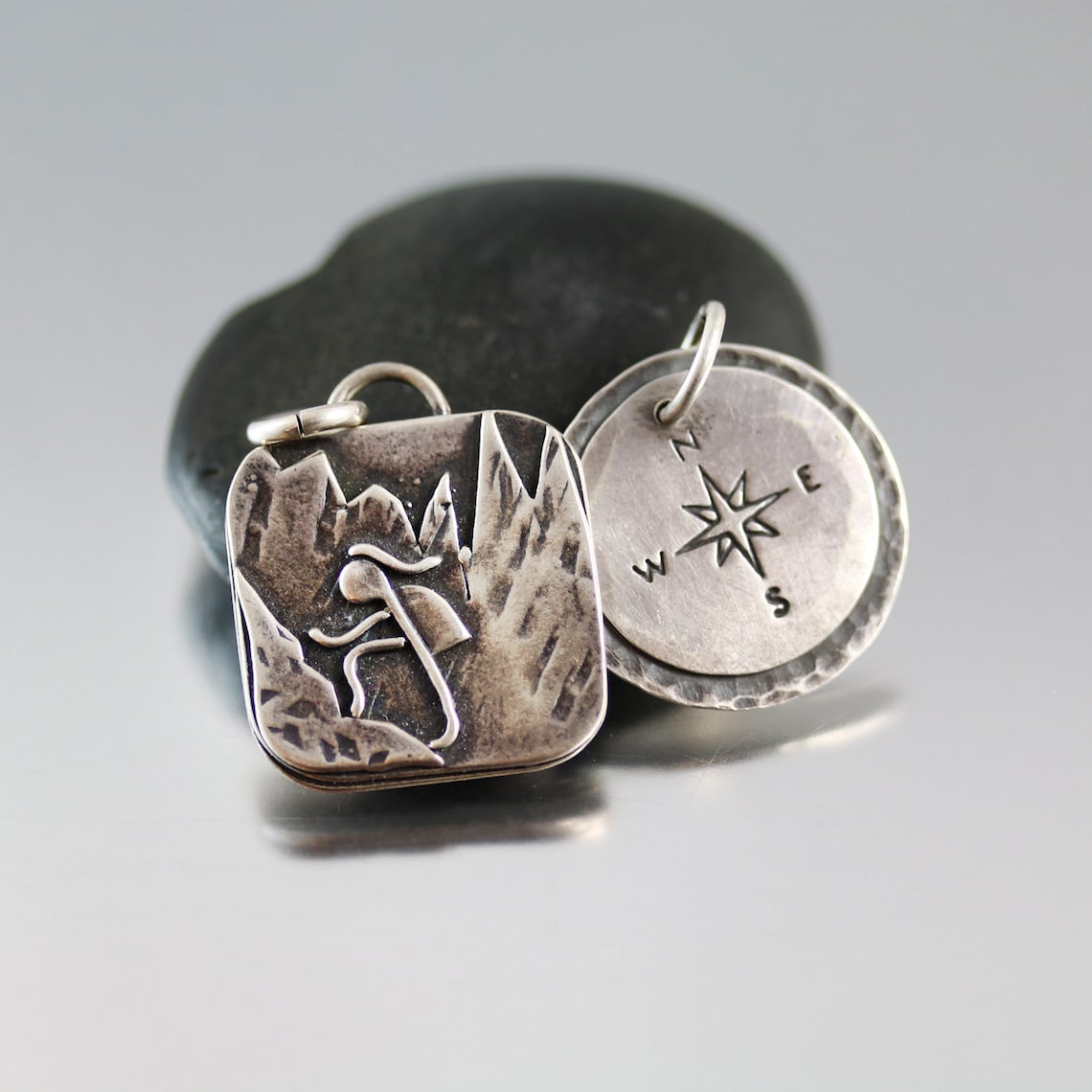 Hiking Gifts for Women Sterling Pendant Hiking Gift Etsy