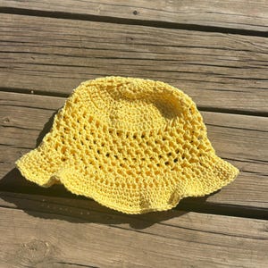 Toddler Sun Hat Handmade Toddler Bucket Hat Gift for Kids