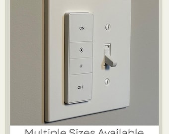 Philips Hue Dimmer Switch V1 Light Switch Wall Plate - Side Mount | Fits Toggle Switches and Decorator Switches