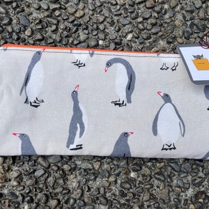 Bolsa con cremallera de pingüinos