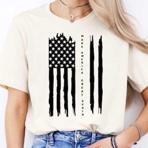 Custom Shirt, Custom America, American Flag Tee, Make America Great Again, Personalized T-shirt, Trump Shirt, Gift For American,American Tee