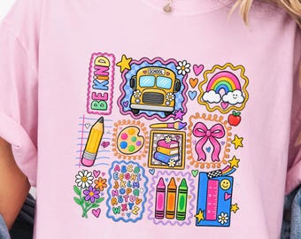 Be Kind Back to School Shirt, Teacher Tee, Colorful School Sweatshirt, Classroom Kindness Gift