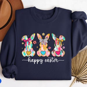 Happy Easter Shirt, Happy Easter Bunnies Shirt, Bunny Shirt, Easter Bunny Shirt, Cute Easter Shirt, Bunny Sweatshirt, Happy Easter Day Tee