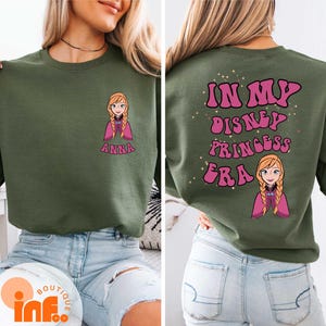 Anna Frozen Sweatshirt, In My Disney Princess  Era Tee, Disney Frozen Sweatshirt, Meet Me In Arendelle Tee, Princess Elsa Anna Shirt, Anna
