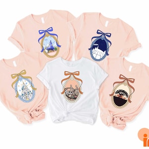 Coquette Disney Castle Shirt, Magical Castle T-Shirt, Magic Kingdom Sweatshirt, WDW Animal Kingdom Group Matching Tee, Disney Bow Sweater