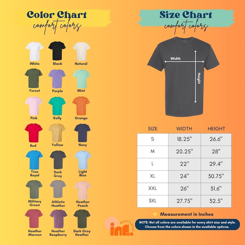 a t - shirt size chart for men and women
