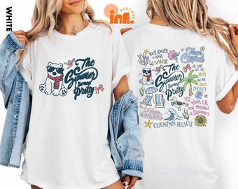 Cousins Beach TSITP T-Shirt, The Summer I Turned Pretty Shirt, Team Conrad Team Belly Team Jeremiah Tee, Cousins Beach Shirt TSITP Shirt