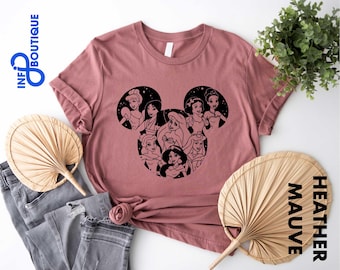 Disney Princess Shirt, Mickey and Princesses Shirt, Disney Trip T-Shirt, Disney Princess, Disneyworld Princess Gift, Disney Princesses Tee