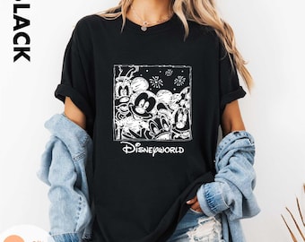 Disney Mickey and Friends T-Shirt, Magical Shirt, Disney Characters Sweatshirt, Disney Mouse Head Shirt, Mickey & Co Gift, Disney Shirt