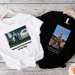 Custom Girl Trip Shirt, Custom Shirt With Photo, Custom Photo Shirt, Custom T-Shirt, Picture Shirt, Custom Logo Shirt, T-shirt Photo