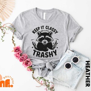 Stay Trashy Shirt, Retro Funny Raccoon Tee, Raccoon Sweatshirt, Raccoon Meme T-Shirt, Raccoon Lover Gift, Cute Raccoon Sweatshirt