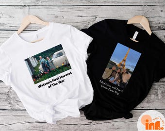 Custom Girl Trip Shirt, Custom Shirt With Photo, Custom Photo Shirt, Custom T-Shirt, Picture Shirt, Custom Logo Shirt, T-shirt Photo