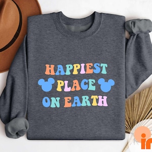 Happiest Place on Earth Shirt, Magic Kingdom Shirt, Disney Castle Floral Shirt, Magical World Shirt, Magical Kingdom, Disney World Shirt