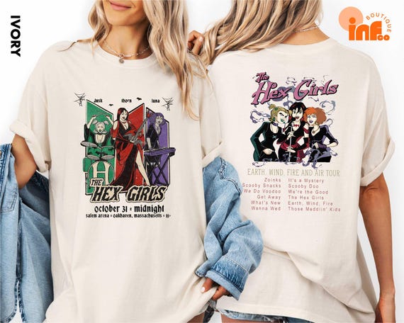 The Hex Girls Shirt, The Hex Girls Rock Band Shirt, Halloween Retro 90s Shirt, Halloween Shirt, 90s Nostalgia Tee, The Hex Girls Lover Gift
