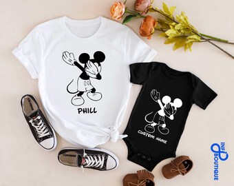 Custom Name Dab Dance Mickey Shirt, Disneyworld Shirt, Disneyland Mickey Shirt, Disney Family Matching Shirt, Disneyland Family Gift
