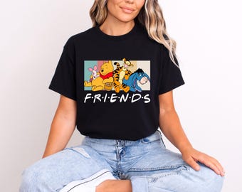 Retro Winnie The Pooh Shirt, Pooh And Friends T-Shirt, Disney Pooh Hoodie, Pooh Sweatshirt, Pooh Bear And Co Shirt, Winnie The Pooh Tee