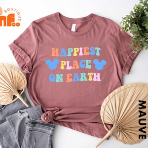 Happiest Place on Earth Shirt, Magic Kingdom Shirt, Disney Castle Floral Shirt, Magical World Shirt, Magical Kingdom, Disney World Shirt