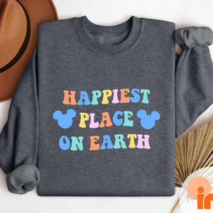 Happiest Place on Earth Shirt, Magic Kingdom Shirt, Disney Castle Floral Shirt, Magical World Shirt, Magical Kingdom, Disney World Shirt