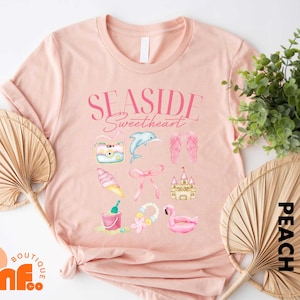 Seaside Beach Vacation T-Shirt, Oversized Seaside Tee, California Beach Shirt, Perfect Gift for Beach Lover and Summer Holiday Trips