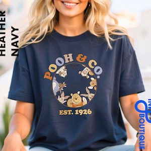 Pooh Co Est 1926 Sweatshirt, Winne The Pooh Sweater, Winnie The Pooh Lover Hoodie, Pooh And Friends Shirt, Matching Friend Shirt, Disney Tee