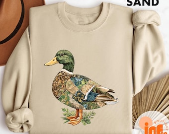 Duck Sweatshirt, Comfort Colors Duck Hunter T-Shirt, Gift for Men, Gift for Husband, Gift for Dad, American Hunter Duck Season Shirt